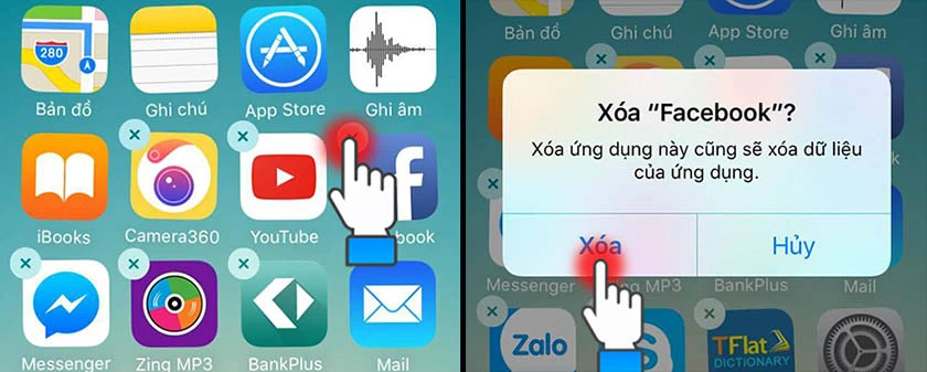X&oacute;a bớt c&aacute;c ứng dụng kh&ocirc;ng cần thiết l&agrave; c&aacute;ch l&agrave;m iPhone hết lag