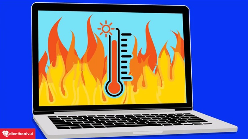 Laptop bị nóng