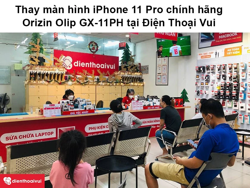 Dịch vụ thay m&agrave;n h&igrave;nh iPhone 11 Pro ch&iacute;nh h&atilde;ng