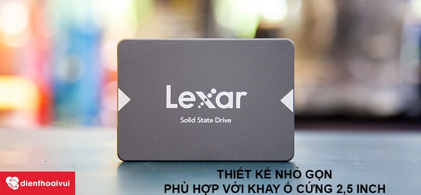 Thiết kế nhỏ gọn, ph&ugrave; hợp với khay ổ cứng 2,5 inch