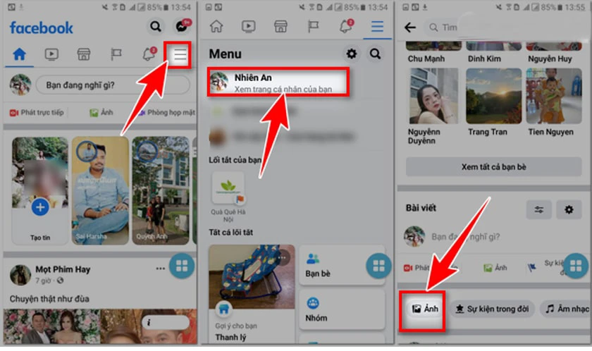 C&aacute;ch x&oacute;a ảnh đại diện facebook tr&ecirc;n điện thoại đơn giản