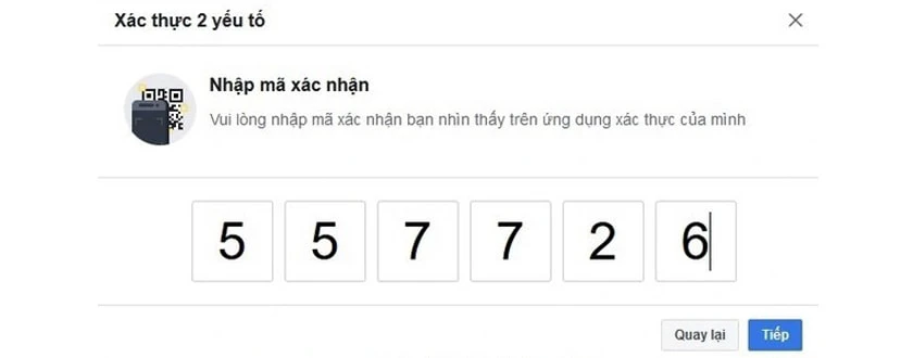 Chọn “Tiếp”