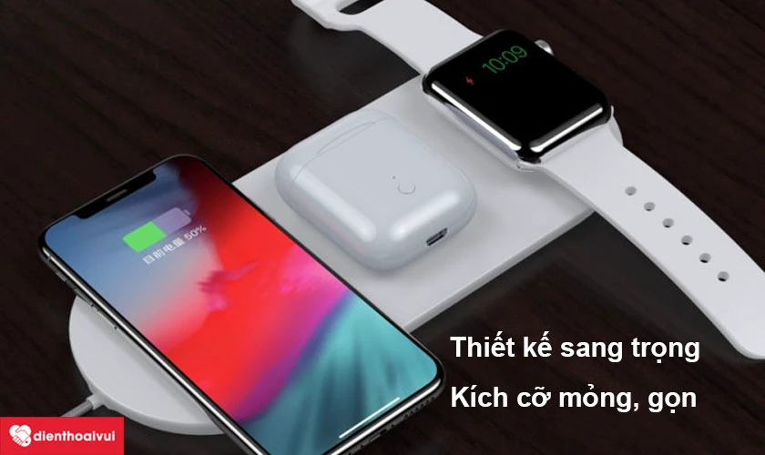 Thiết kế sang trọng với k&iacute;ch cỡ mỏng, gọn