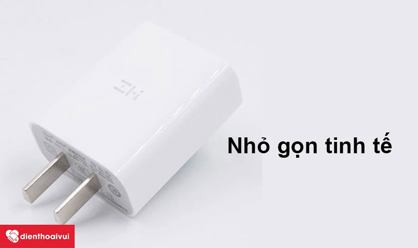 Cốc sạc Xiaomi ZMI QC 3.0 18W HA612 - thiết kế nhỏ gọn tinh tế