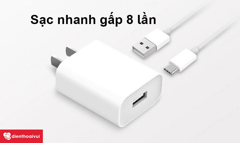 Tốc độ sạc của Xiaomi ZMI QC 3.0 nhanh hơn gấp 8 lần