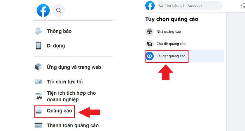 C&aacute;ch ẩn b&agrave;i viết quảng c&aacute;o