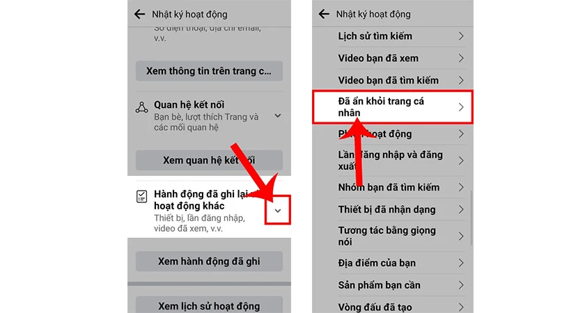 C&aacute;ch bỏ ẩn b&agrave;i viết tr&ecirc;n Facebook bằng điện thoại