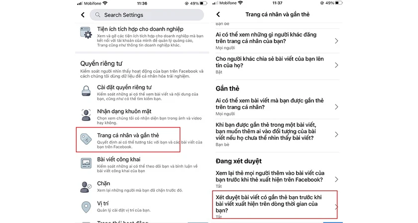 C&aacute;ch ẩn b&agrave;i viết được gắn thẻ