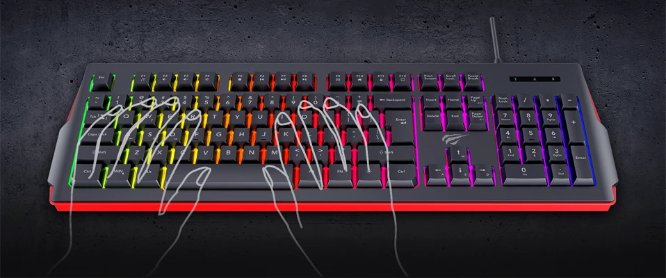 Bàn phím cơ Gaming HAVIT KB866L