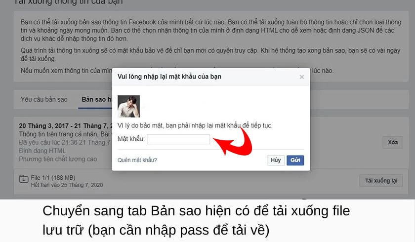 Nhập lại mật khẩu