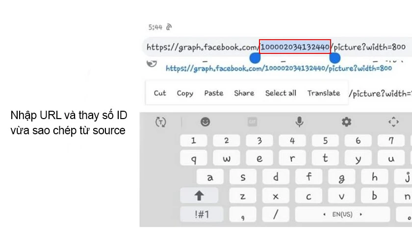 Nhập link này vào trình duyệt
