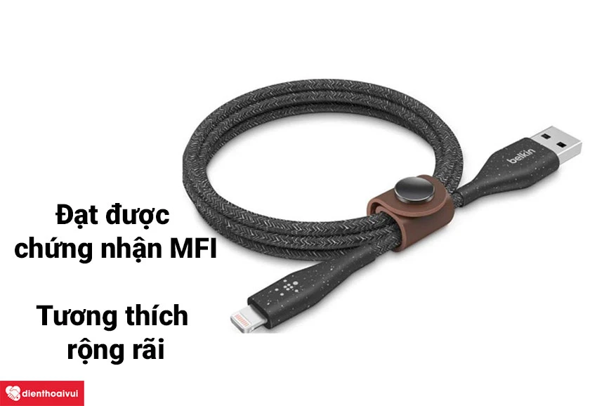 Đạt được chứng nhận MFI, tương th&iacute;ch với nhiều thiết bị kh&aacute;c