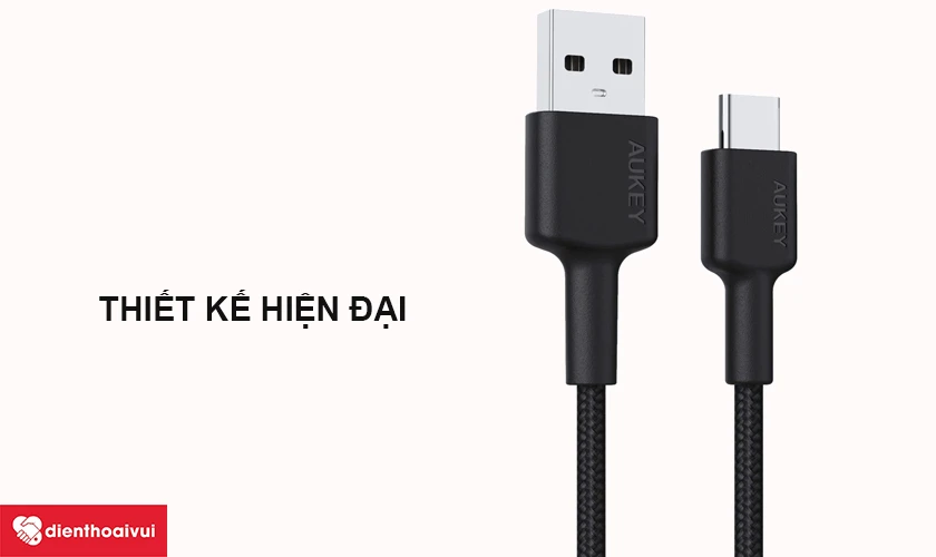 Cáp USB-A to USB-C Aukey CB-CD30 - Hiệu năng bền bỉ