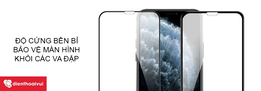 K&iacute;nh cường lực chống va đập MIPOW KingBull HD Premium iPhone 11 &ndash; Bảo vệ m&agrave;n h&igrave;nh iPhone hiệu quả