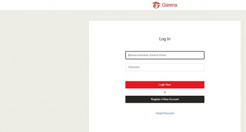 đổi mật khẩu garena
