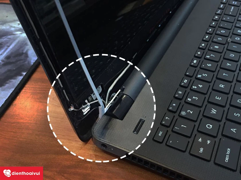 Những biểu hiện khi bản lề laptop hư hỏng