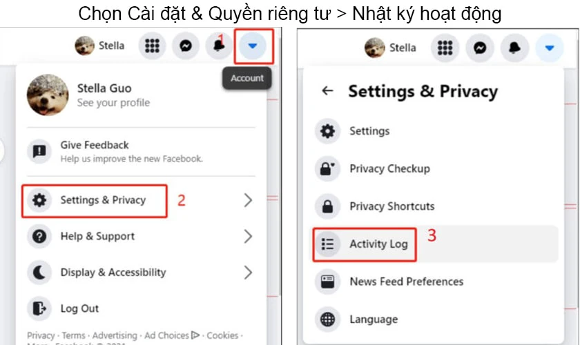 Hướng dẫn kh&ocirc;i phục, lấy lại b&agrave;i viết đ&atilde; x&oacute;a tr&ecirc;n Facebook bằng m&aacute;y t&iacute;nh đơn giản