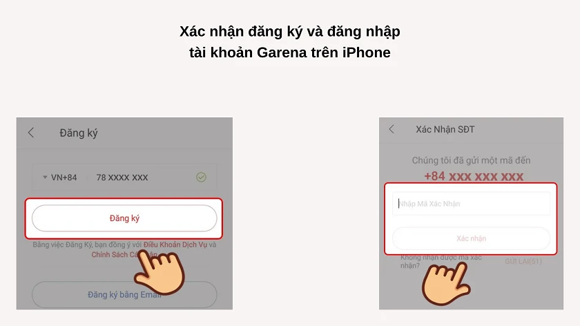 cách đăng nhập tài khoản garena bằng ID Apple
