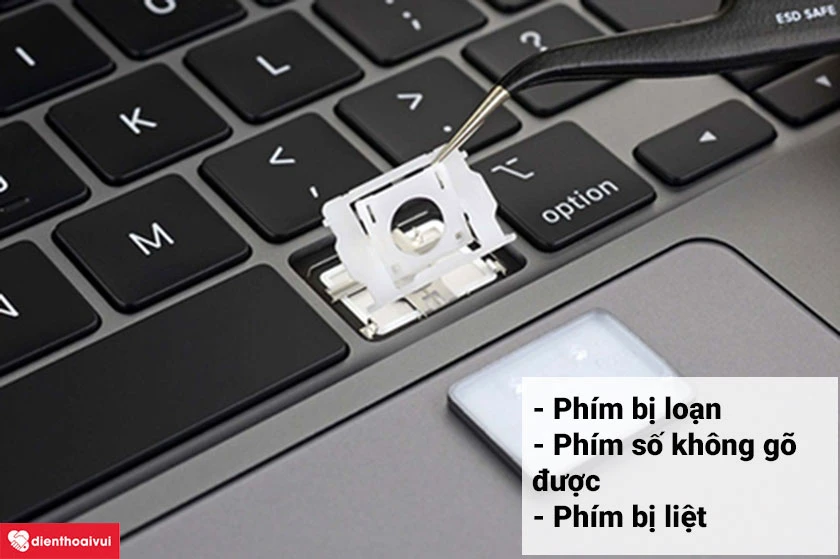 Thay b&agrave;n ph&iacute;m Macbook 12 inch 2017