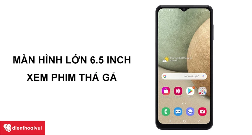 M&agrave;n h&igrave;nh Samsung A12 bao nhi&ecirc;u inch?