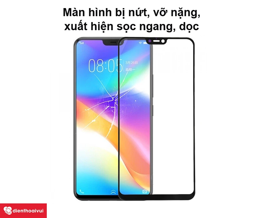 Màn hình xuất hiện sọc ngang