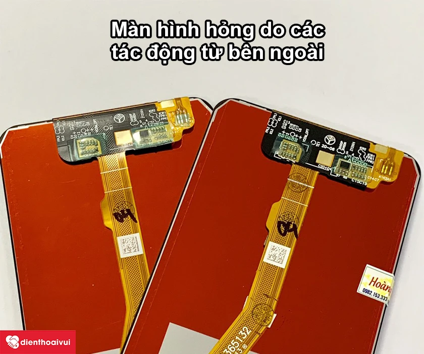 Một số nguyên do phổ biến ảnh hưởng đến màn hình có thể kể đến