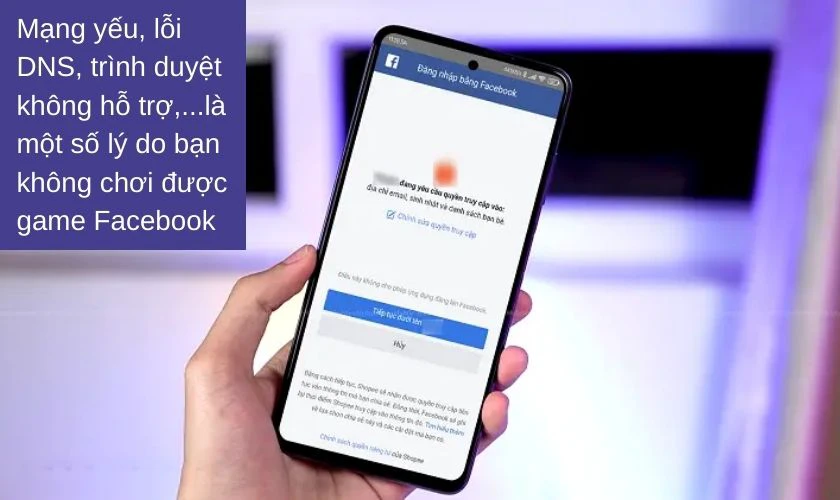V&igrave; sao kh&ocirc;ng chơi được c&aacute;c tr&ograve; game tr&ecirc;n Facebook?