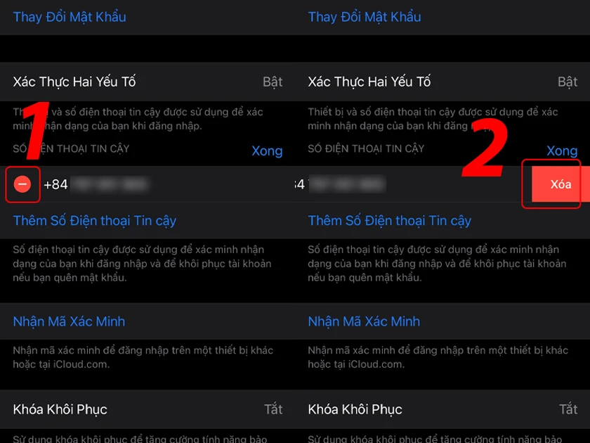 Cách đăng nhập iCloud khi bị mất số điện thoại