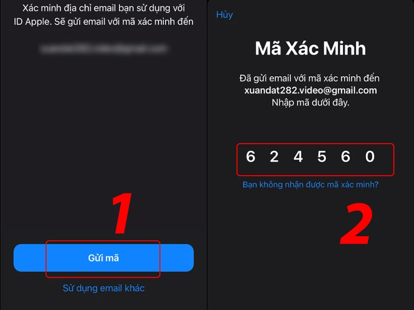 Đăng nhập iCloud bằng email cá nhân