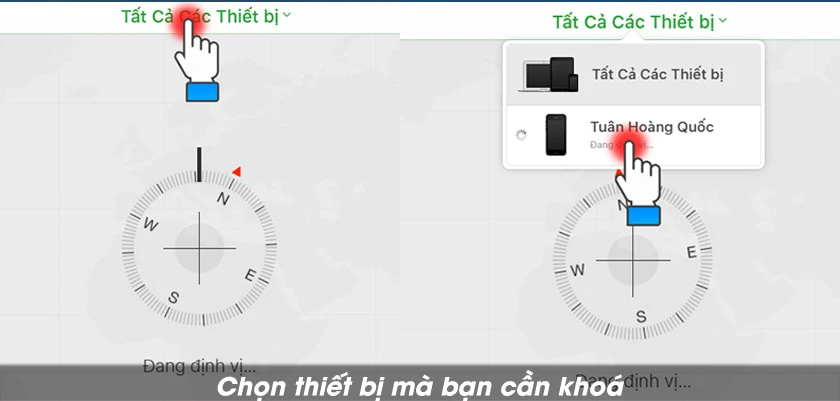 Hướng dẫn c&aacute;ch kho&aacute; iCloud khi mất điện thoại
