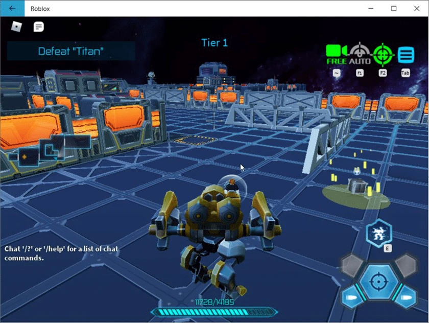 giao diện ch&iacute;nh của Roblox sẽ hiện l&ecirc;n
