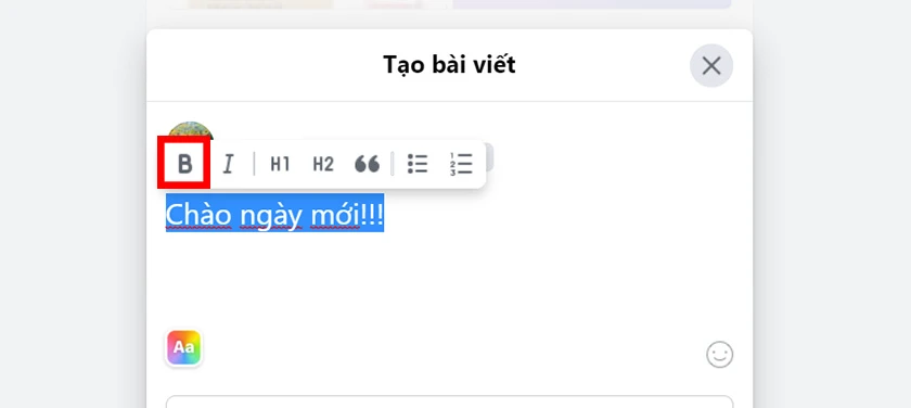 c&aacute;ch viết chữ in đậm trong status
