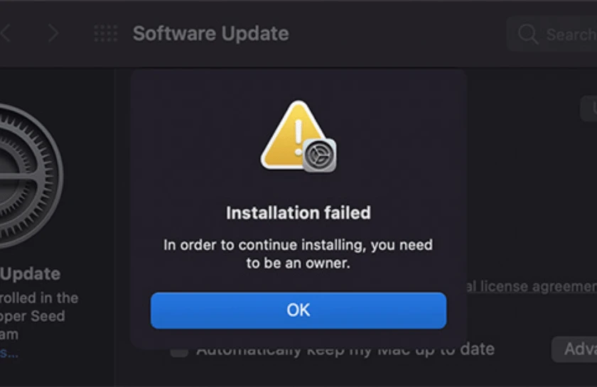 Hướng dẫn c&aacute;ch khắc phục c&aacute;c lỗi thường gặp khi c&agrave;i đặt macos monterey