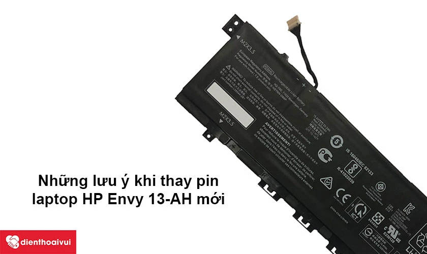 Những lưu ý khi thay pin laptop HP mới