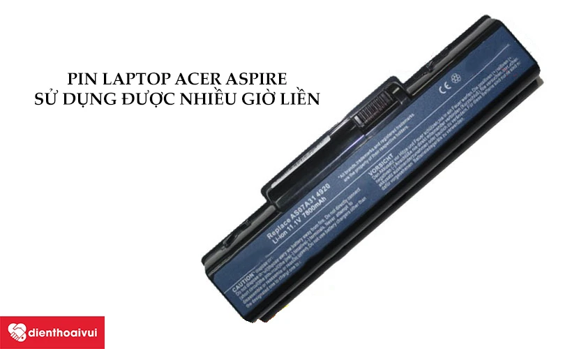 Pin laptop Acer Aspire bị hư v&agrave; cần thay mới - Nguy&ecirc;n nh&acirc;n, dấu hiệu l&agrave; g&igrave;?