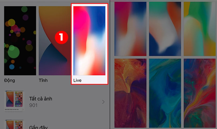 C&aacute;ch đặt video l&agrave;m h&igrave;nh nền điện thoại iPhone bằng Live Photo