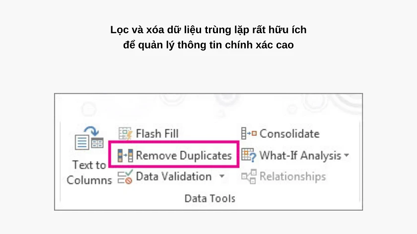 Cách excel remove duplicates, cách loại bỏ trùng lặp trong excel