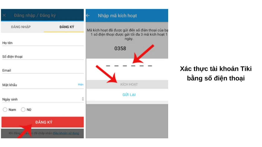 Cách mở, tạo, đăng nh&acirc;̣p tài khoản Tiki tr&ecirc;n đi&ecirc;̣n thoại, máy tính
