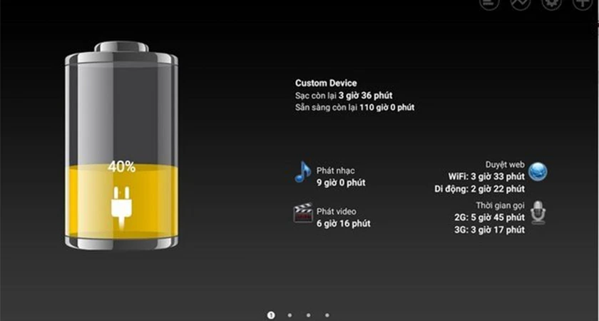 Hiển thị phần trăm pin tr&ecirc;n iphone bằng phần mềm