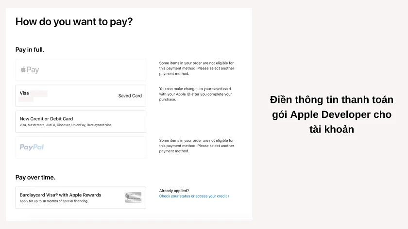 Đăng k&yacute; t&agrave;i khoản Apple Developer đ&ocirc;́i với c&ocirc;ng ty, doanh nghi&ecirc;̣p