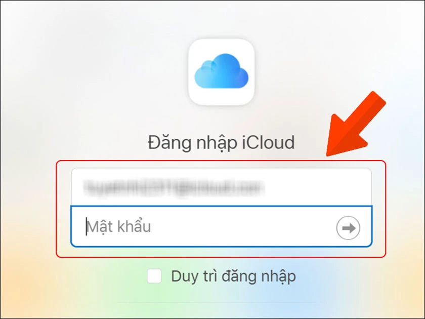 Lỗi kh&ocirc;ng kết nối được iCloud