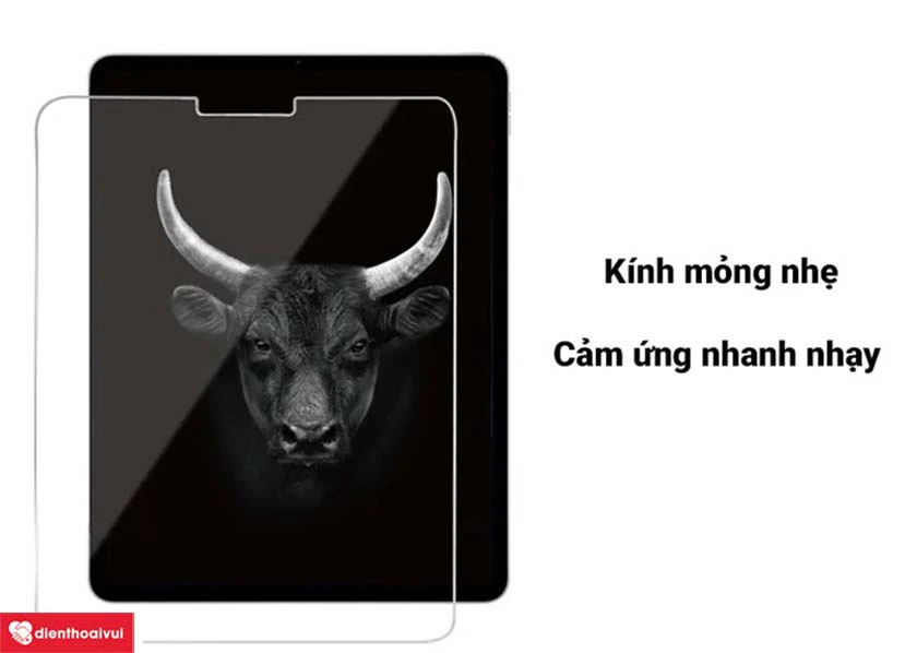 K&iacute;nh cường lực MIPOW KingBull HD Premium iPad 10.2 2020