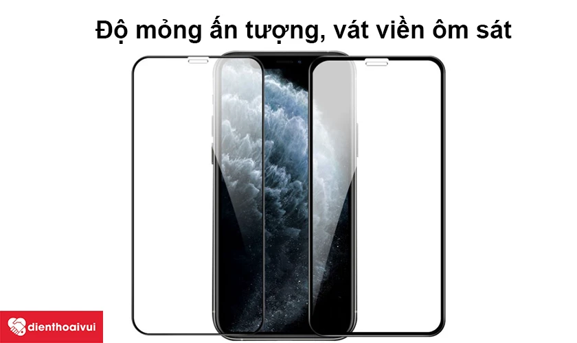 Kính cường lực iPhone 11 Pro Max MiPow Premium
