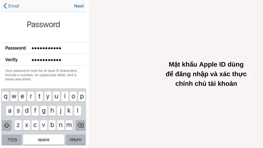 M&acirc;̣t kh&acirc;̉u Apple ID là gì?