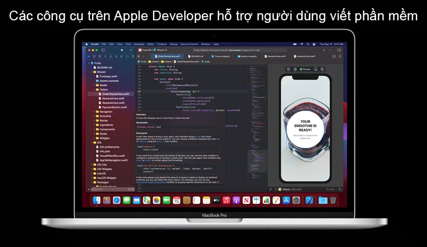 Bộ c&ocirc;ng cụ d&agrave;nh cho Apple Developer