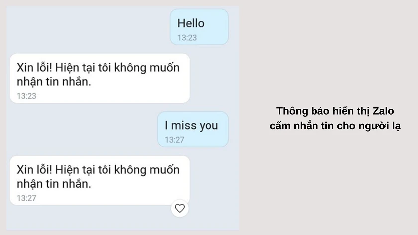 tại sao zalo bị cấm nhắn tin cho người lạ 7 ng&agrave;y