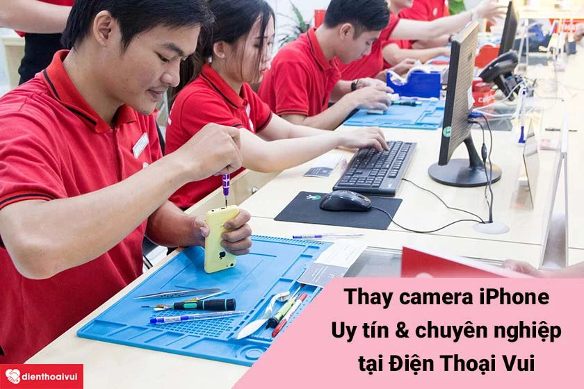 Dịch vụ thay camera iPhone 11 Pro chính hãng Apple chất lượng, giá hợp lý tại Điện Thoại Vui