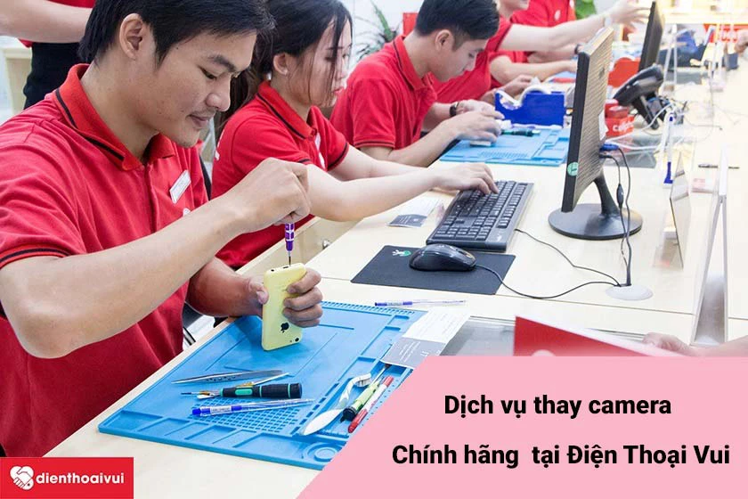 Dịch vụ thay camera iPhone SE 2022 ch&iacute;nh h&atilde;ng Apple uy t&iacute;n, gi&aacute; rẻ tại Điện Thoại Vui