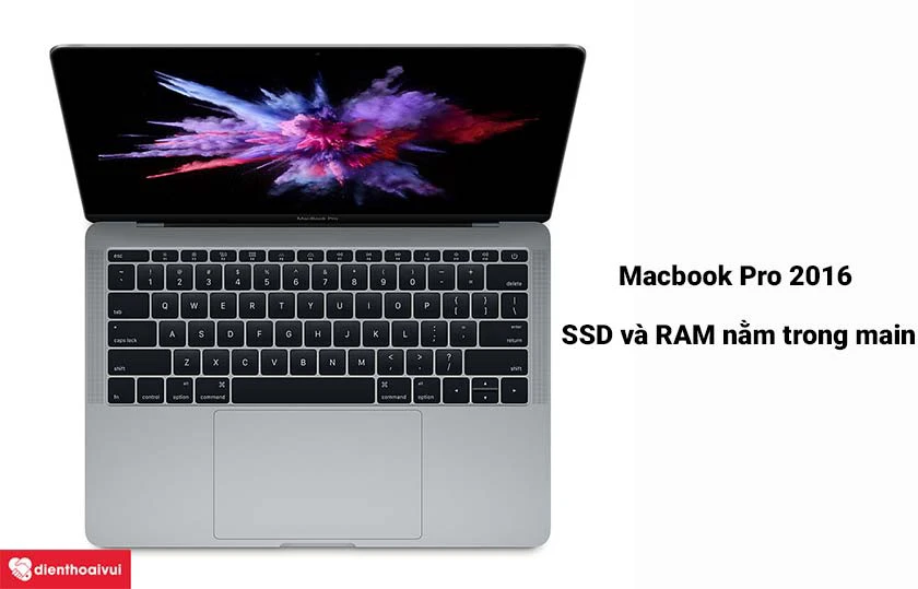 Thay mainboard MacBook Pro 13 inch 2016 (2 TBT3) chính hãng