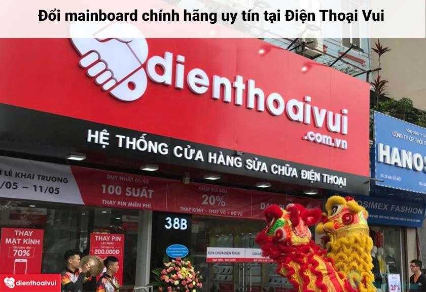 Dịch vụ thay mainboard MacBook Pro 13 inch 2016 (2 TBT3) chính hãng tại Điện Thoại Vui